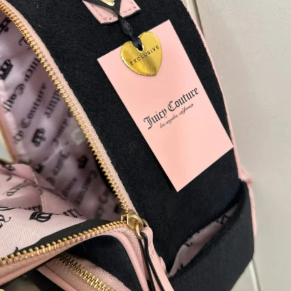 Juicy Couture‎ Lovers Club Liquorice Pink Dia Backpack NWT